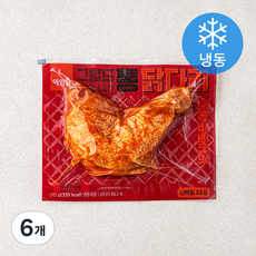 아임닭 그릴드 통 닭다리 매콤바베큐맛 (냉동), 170g, 6개