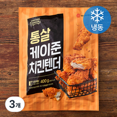 마니커에프앤지 통살 케이준 치킨텐더 (냉동), 400g, 3개