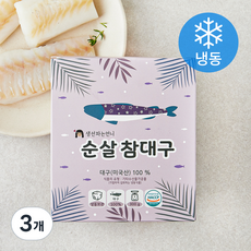 생선파는언니 미국산 순살 참대구 (냉동), 3개, 300g