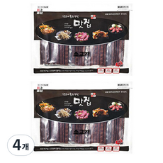 극상소재 맛집 반려동물 간식 360g, 소고기, 4개