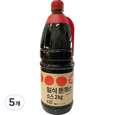 식자재왕 일식 돈까스소스, 5개, 2kg