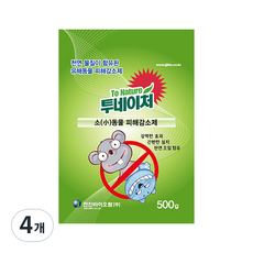 투네이처 소 동물 피해감소제, 500g, 4개