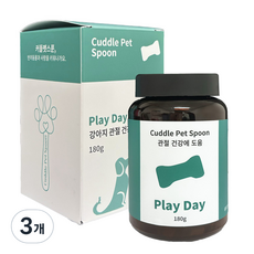 커들펫스푼 강아지 영양제, 뼈/관절강화, 180g, 3개