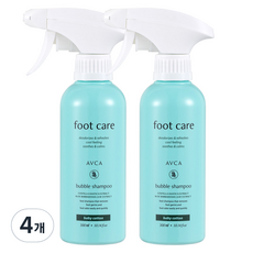 아브카 풋 케어 버블 풋샴푸 베이비코튼향, 1개입, 4개, 300ml