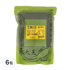 蓀大王 碳炒黑豆, 600g, 中國產, 6包