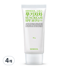 시드물 민중기 무기자차 썬크림 SPF 40 PA++, 4개, 50g