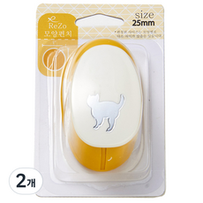 Pocos形狀打洞器 R-25, 貓, 2個