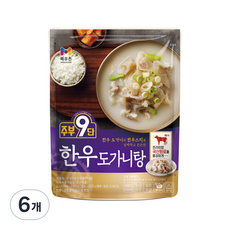 주부9단 목우촌 한우 도가니탕, 450g, 6개