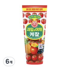 오뚜기 과일과 야채케찹, 280g, 6개
