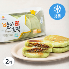 반쿡 하루씨앗 녹차호떡 (냉동), 300g, 2개