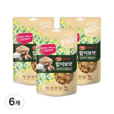 하림펫푸드 밥이보약 건강쿠키 강아지 간식, 귀리(관절튼튼), 120g, 6개