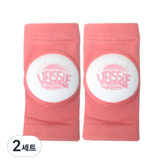  베이슈 충격흡수 보호대 성인용 스칼렛 M, 2세트 