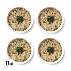 엘빈즈 이지밀 한우미역진밥 실온이유식, 한우 미역 진밥, 110g, 8개