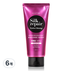 엘라스틴 실크리페어 퍼펙트 샤이닝 골드실크 트리트먼트, 300ml, 6개