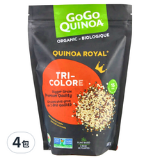 GoGo QUINOA 有機三色藜麥, 500克, 加拿大原裝進口, 500g, 4包