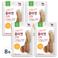 더내추럴 콜라겐 스틱 강아지 간식 8cm 10p, 치킨, 8개, 250g