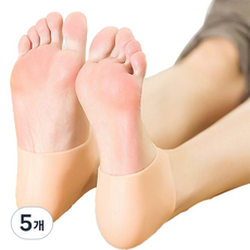 정월나나 발뒷꿈치 실리콘 보호 패드 스킨, 2개입, 5개
