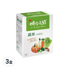 味全 高鮮蔬果本味調味料, 6種蔬菜成份, 清甜不搶味, 320g, 3盒