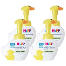 HiPP 喜寶 Babysanft孩童沐浴慕斯, 250ml, 4瓶