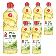 CJ BEKSUL 白雪 大豆油, 900ml, 6個