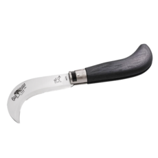 Old Bear Antonini Knives Pruning 大黑積層木柄折刀, 義大利製, HRC 56/58氮鋼刀, 層壓黑木手柄, 刀刃長100mm 收合後長度120mm 展開後長度220mm, OB974721MNK, 1支