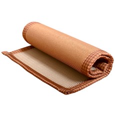神田職人 3D特厚 兒童 棉麻編織涼蓆, 70cm x 130cm, 台灣製造, M(130 x 70cm), B 嬰兒床, 1個