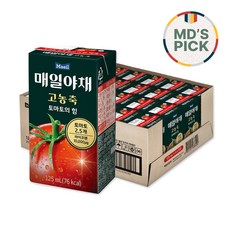 매일유업 매일야채 고농축 토마토의 힘, 125ml, 24개