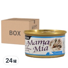 惜時 MamaMia 貓餐罐, 雞肉+鮪魚+吻仔魚, 85g, 24罐