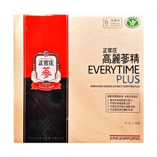 正官庄 Everytime 高麗蔘精EVERYTIME PLUS, 30包, 300ml, 1盒