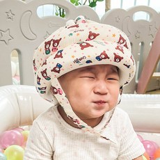 URBAN CAR 幼兒護頭帽, 泰迪熊款, 1個