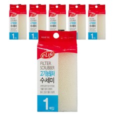 이라이프 고기능필터수세미, 6개, 6개, 1개