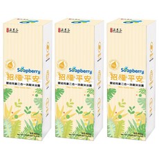 SOAPBERRY 古寶無患子 招福平安嬰幼兒童二合一洗髮沐浴露, 溫和配方, 清新香氣, 400g, 3瓶