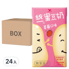統一 蜜豆奶 草莓口味, 250ml, 24入