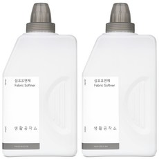 생활공작소 섬유유연제 릴리향, 2개, 1.5L