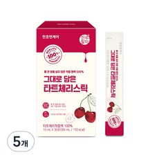 천호엔케어 착즙 원액 그대로 담은 타트체리스틱, 300ml, 5개