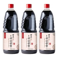 신앙촌 양조 1급 진간장, 1.8L, 3개