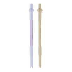 Blender Bottle Straw 彈性吸管 薰衣紫 + 奶茶杏, 2支, 1組