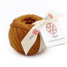 kpc yarn 가쉽 DK 면 뜨개실 50g, 잉카, 113m, 1개