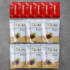 해조미 라이트19 톳국수 300g x 6ea + 비빔소스 60g x 6ea, 1세트