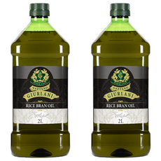 GIURLANI 喬凡尼 玄米油 2公升，適合中高溫烹調，保留淡淡米香, 2L, 2瓶
