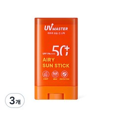 토니모리 유브이마스터 에어리 선스틱 SPF50+ PA++++, 3개, 20g