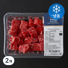 굿미트찹 호주산 우사태 장조림용 3 x 3 x 3 cm (냉동), 500g, 2개