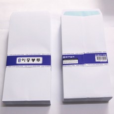 文具村雙信封 100 x 205 毫米, 200張, 白色