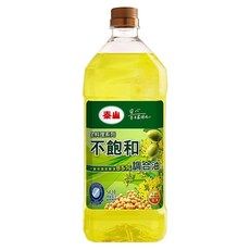 泰山 不飽和健康調合油, 不添加棕梠油, 精選高級植物油, 冷壓初榨橄欖油, 不飽和脂肪酸84%, 耐高溫低油煙, 2L, 1瓶
