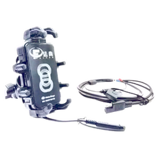 法肯金雕防水無線充電手機架, 無線充電，防水設計，穩固減震, NC11054TG366, 1個, 黑色