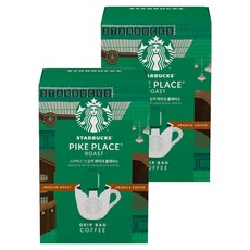 STARBUCKS 星巴克 派克市場烘焙濾掛咖啡, 9g, 5包, 2盒