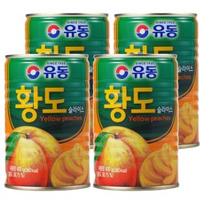유동 황도 슬라이스, 400g, 4개