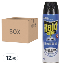雷達 雙效殺蟲劑, 快速殺蚊, 強效除蟲, 長效數週, 無刺鼻味道, 500毫升, 12瓶, 500ml