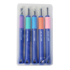 AP. 普思 雕刻刀5入組 - 五款不同尺寸圓珠工具, 雙頭設計, 高品質材料, 1組