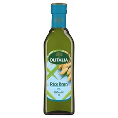 OLITALIA 奧利塔 玄米油, 含γ-穀維素 提供天然營養, 富含膳食纖維 植物固醇成分, 油質穩定 耐高溫 低油煙, 500ml, 1瓶